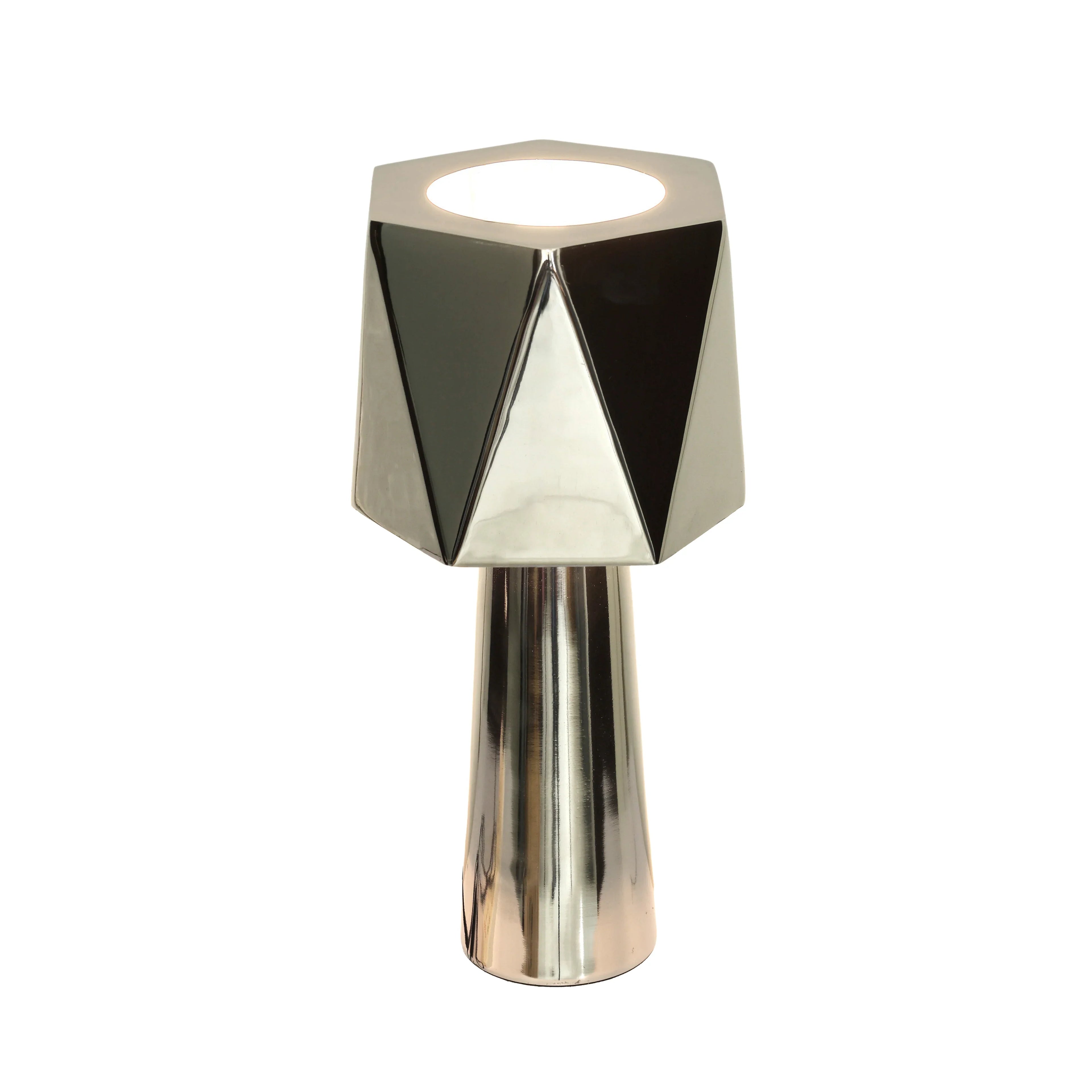 Polished Nickel Table Lamp