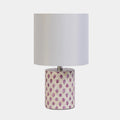 Merlot White Capiz Shell Table Lamp