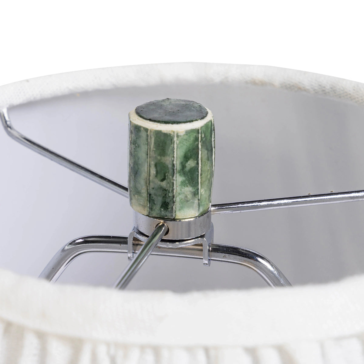 Yaya Green Capiz Shell Table Lamp