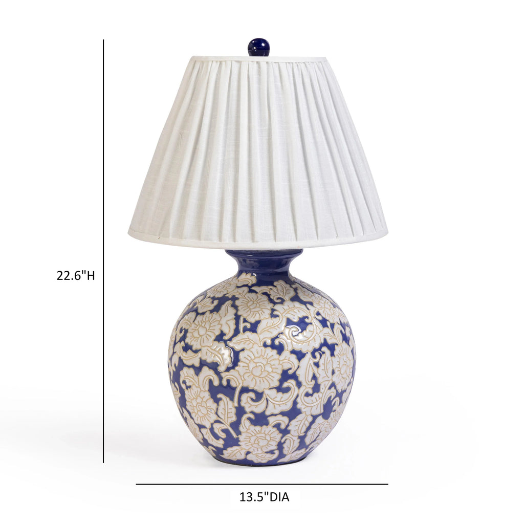 Diana Blue & White Table Lamp