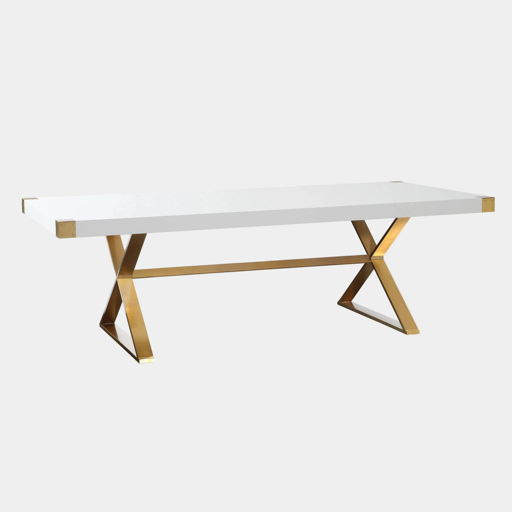 Adeline 95" Lacquer Rectangular Dining Table