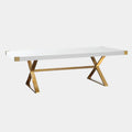 Adeline 95" Lacquer Rectangular Dining Table