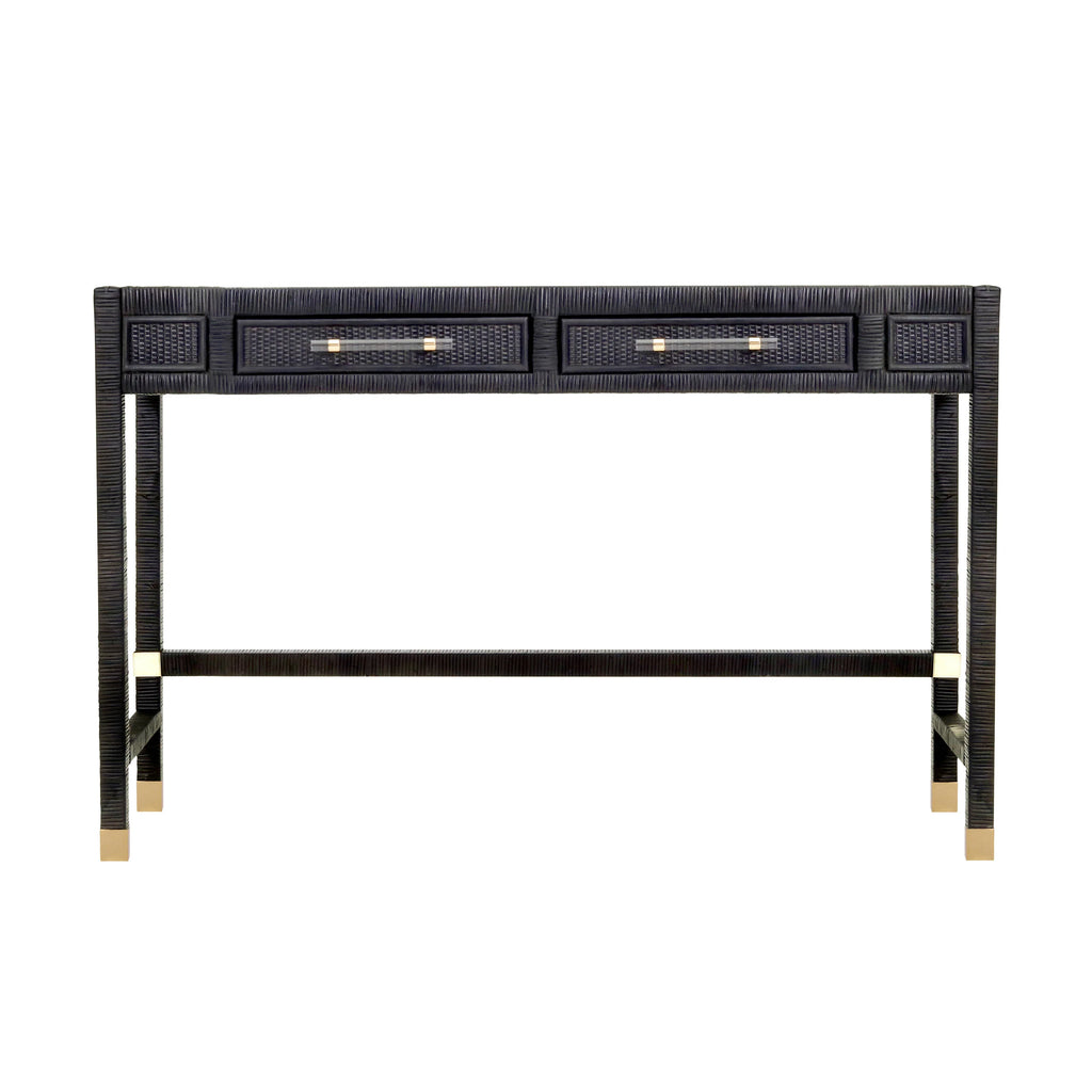 Amara 47" Woven Rattan Desk