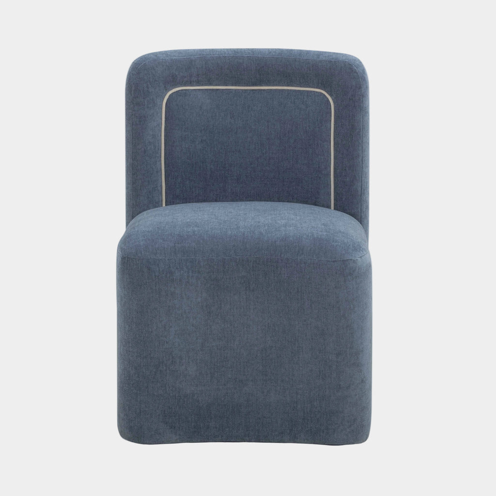 Dolce Performance Velvet Rolling Desk Chair