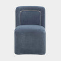 Dolce Performance Velvet Rolling Desk Chair