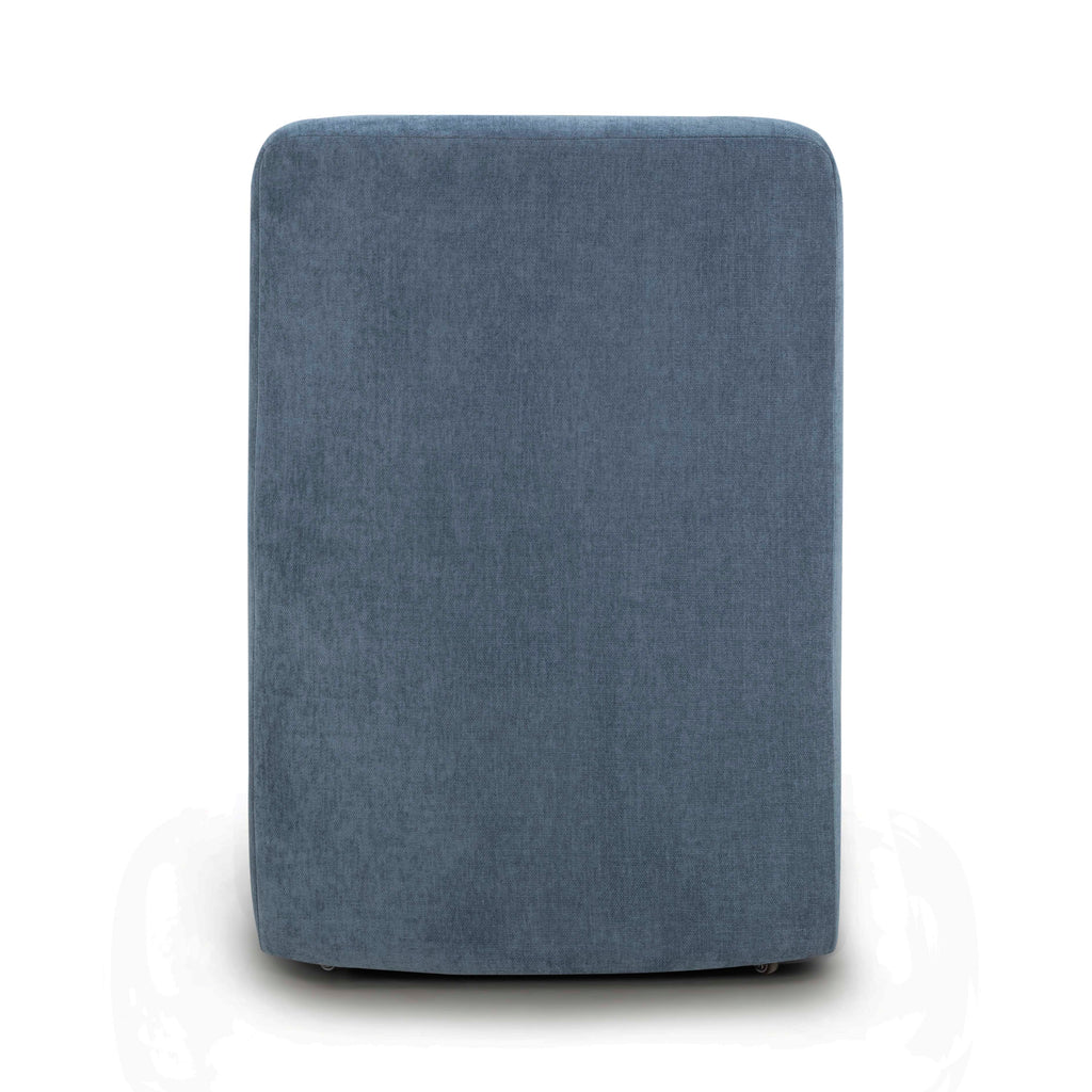 Dolce Performance Velvet Rolling Desk Chair