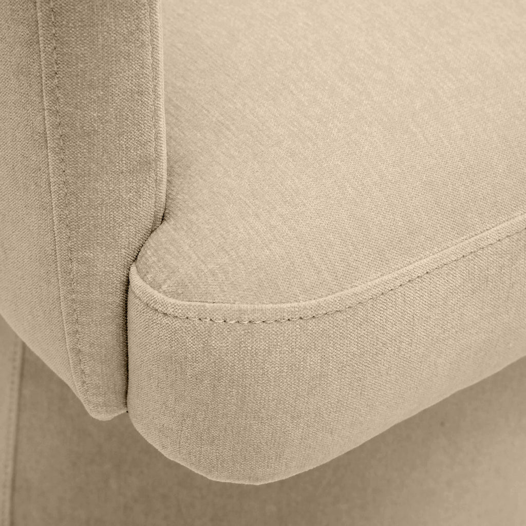 Kristen Upcycled Contract-Grade Chenille Rolling Desk Chair