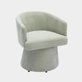 Kristen Upcycled Contract-Grade Chenille Rolling Desk Chair