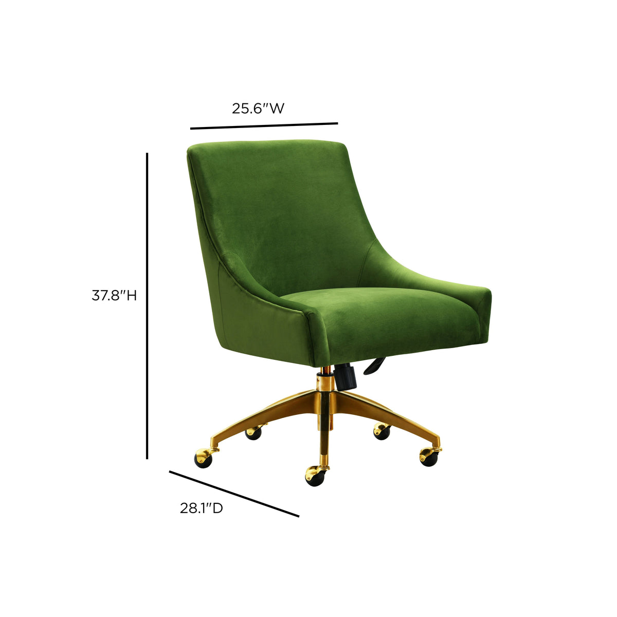Beatrix Performance Velvet Office Swivel Chair