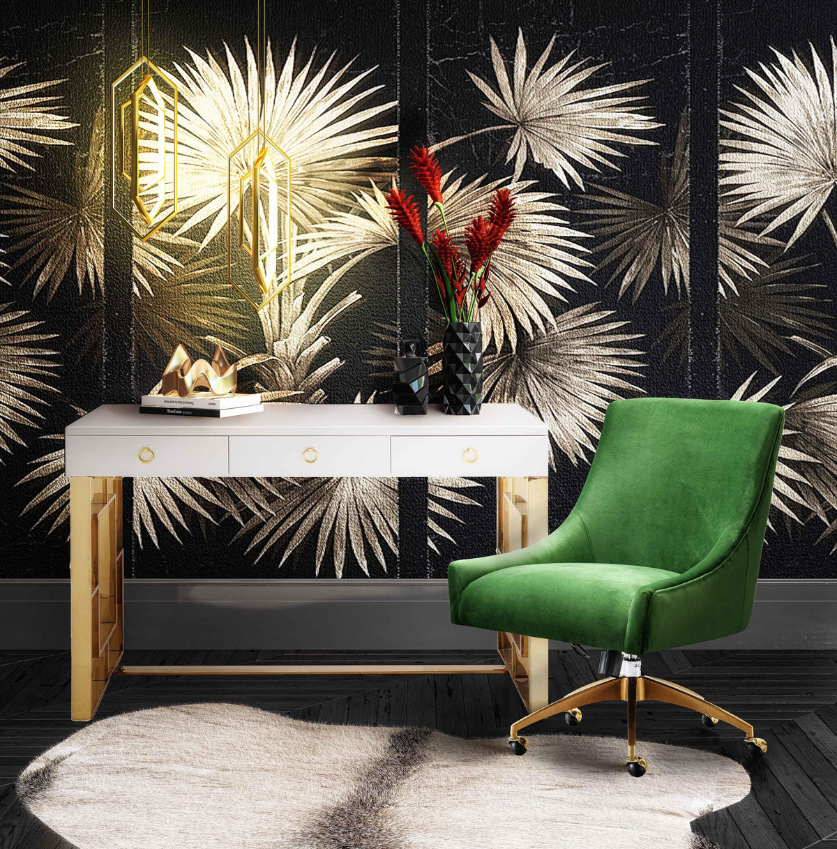Beatrix Performance Velvet Office Swivel Chair