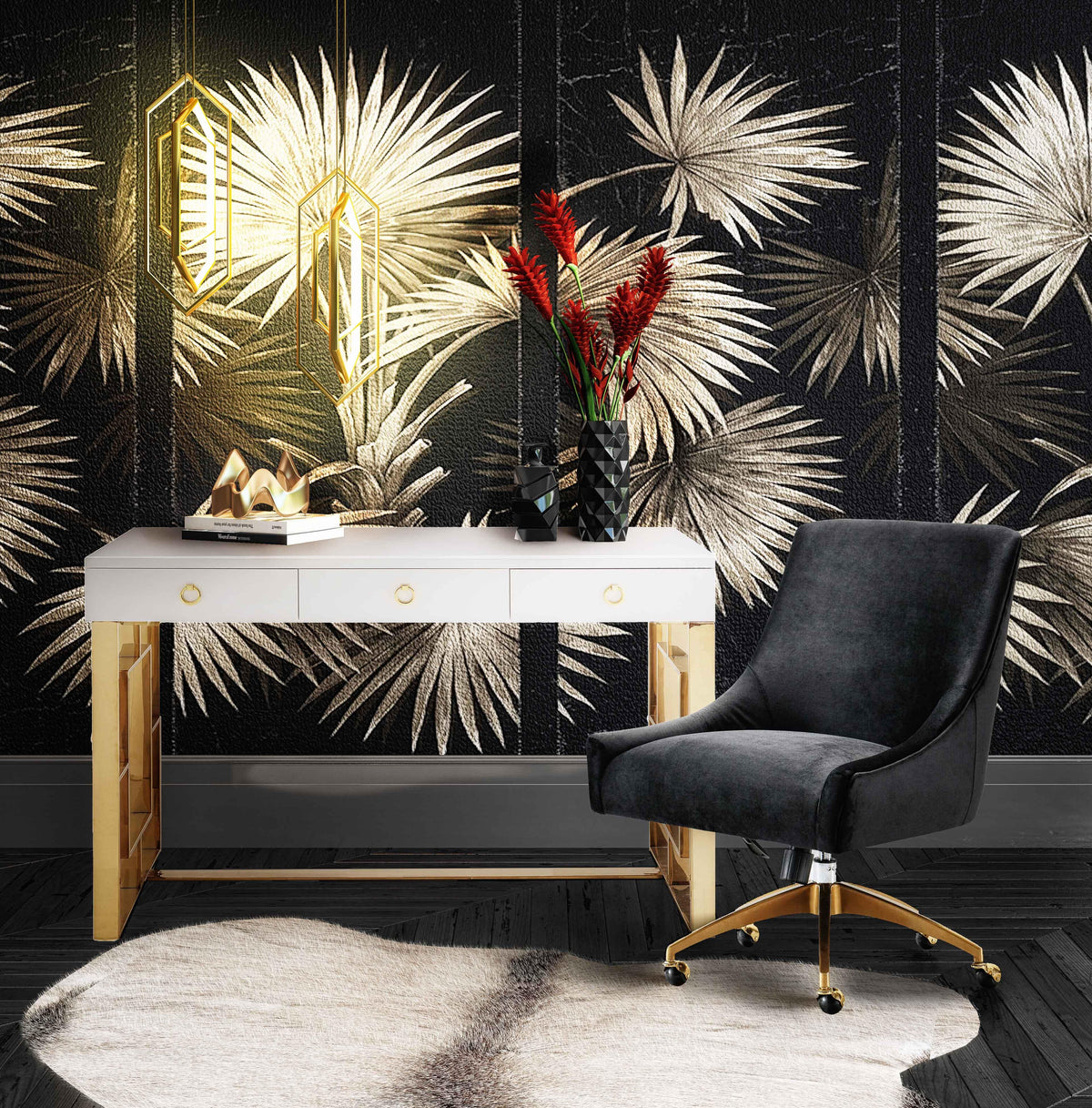 Beatrix Performance Velvet Office Swivel Chair