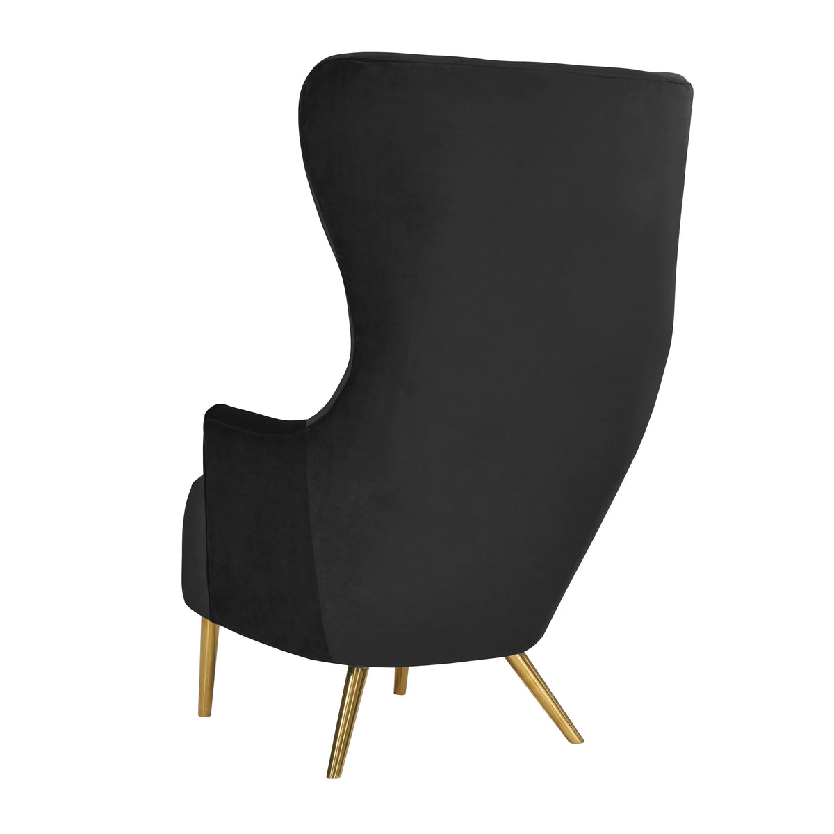 Julia Performance Velvet Wingback Accent Chair