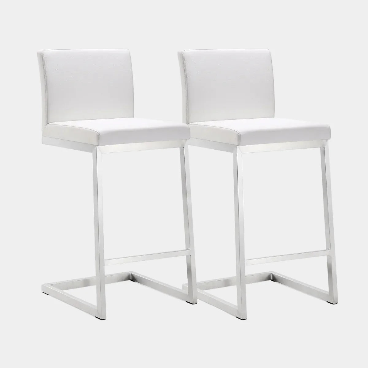 Parma Performance Vegan Leather Counter Stool - Set of 2