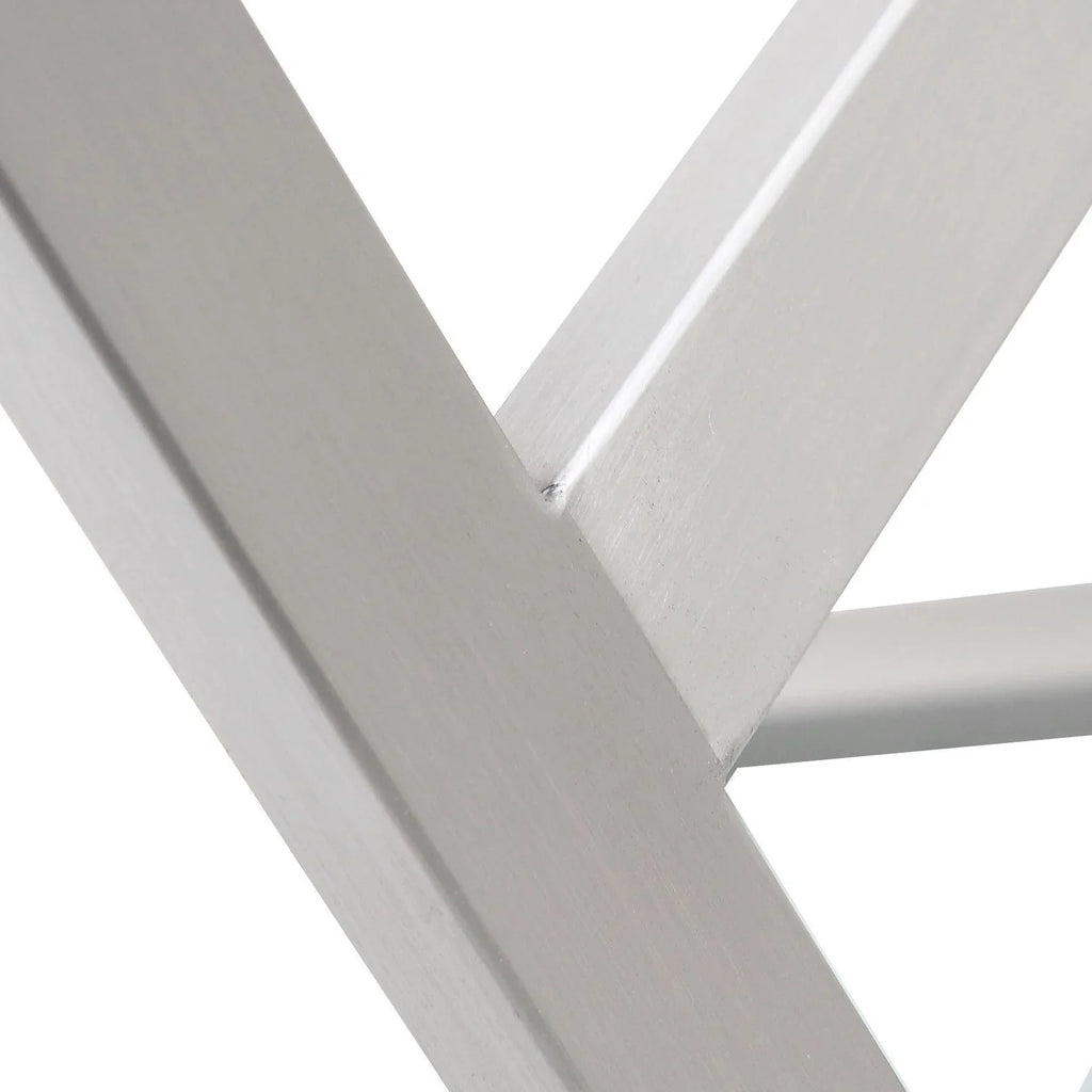 Helsinki White Performance Vegan Leather Stool - Set of 2