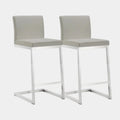 Parma Performance Vegan Leather Counter Stool - Set of 2
