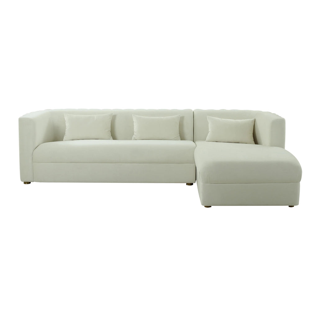 Callie 2-Piece Performance Velvet L-Shaped Sectional