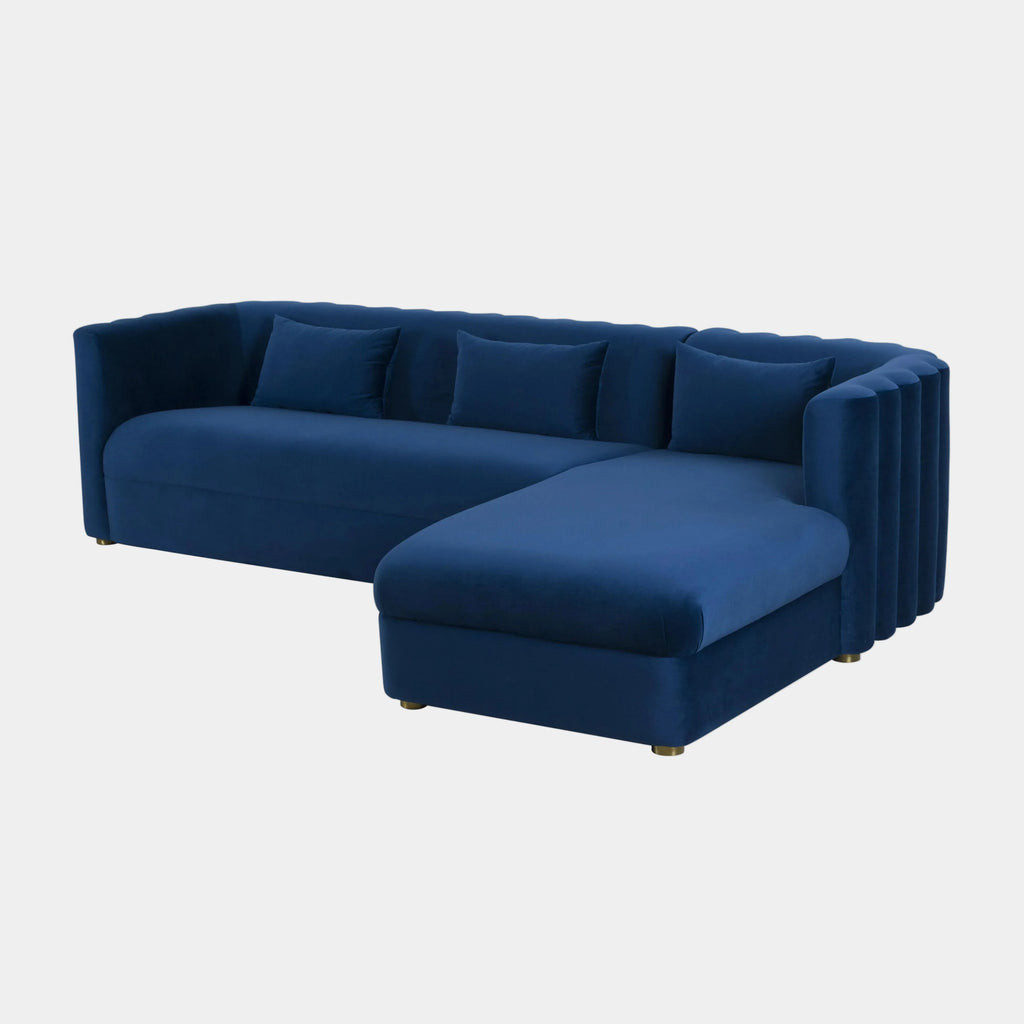 Callie 2-Piece Performance Velvet L-Shaped Sectional