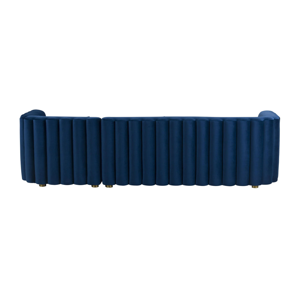 Callie 2-Piece Performance Velvet L-Shaped Sectional