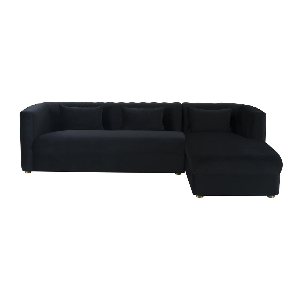 Callie 2-Piece Performance Velvet L-Shaped Sectional