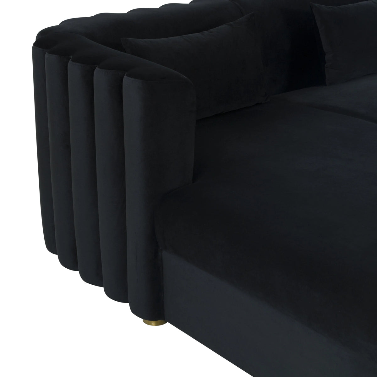 Callie 2-Piece Performance Velvet L-Shaped Sectional