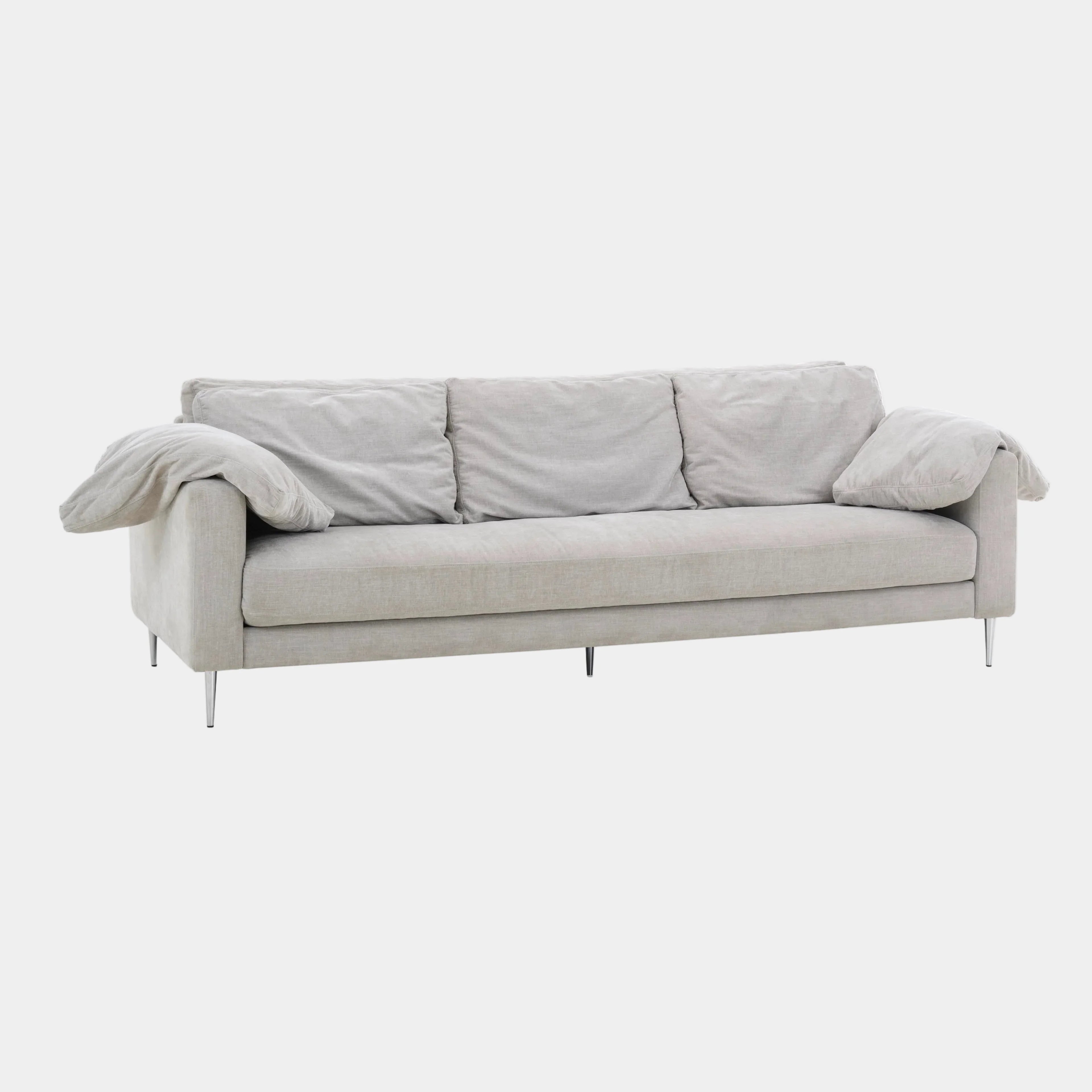 Vari 90" Textured Performance Velvet Lounge Sofa