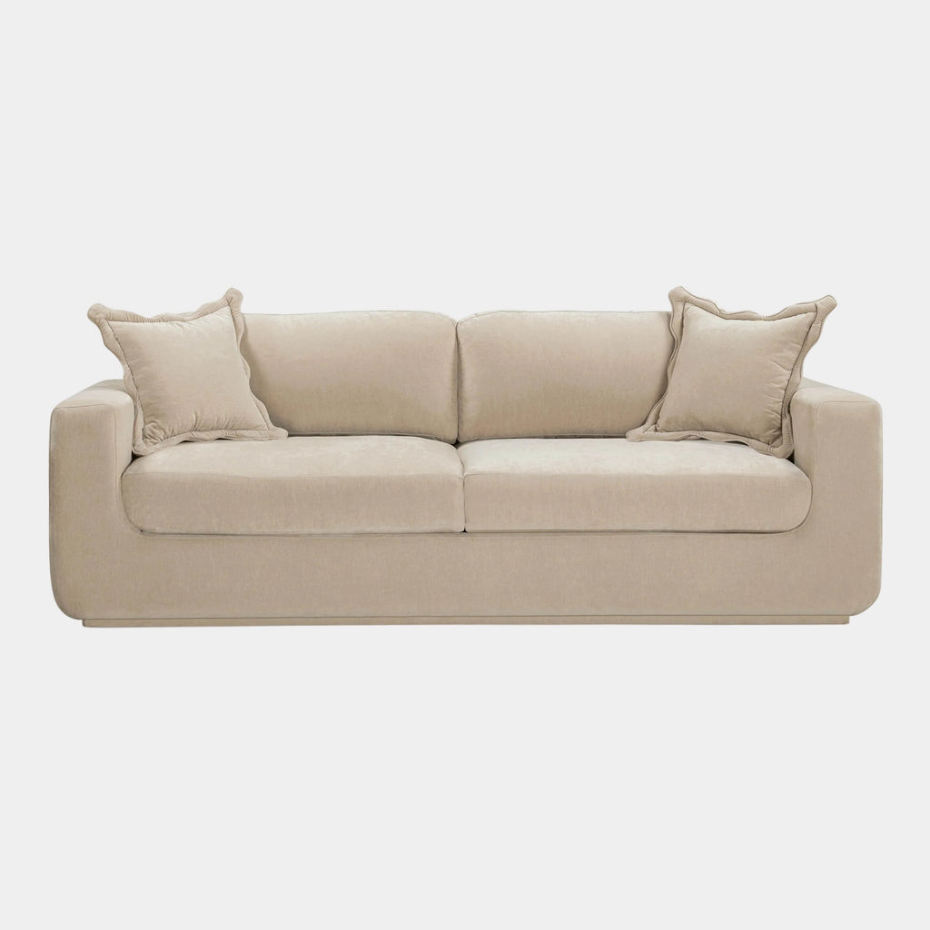Miri 90.5" Upcycled Contract-Grade Washed Velvet Sofa