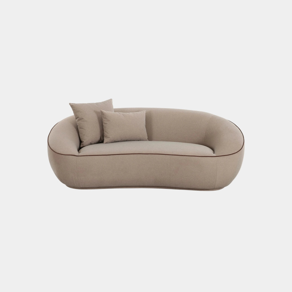 Jenny 78" Taupe Performance Faux Mohair Loveseat