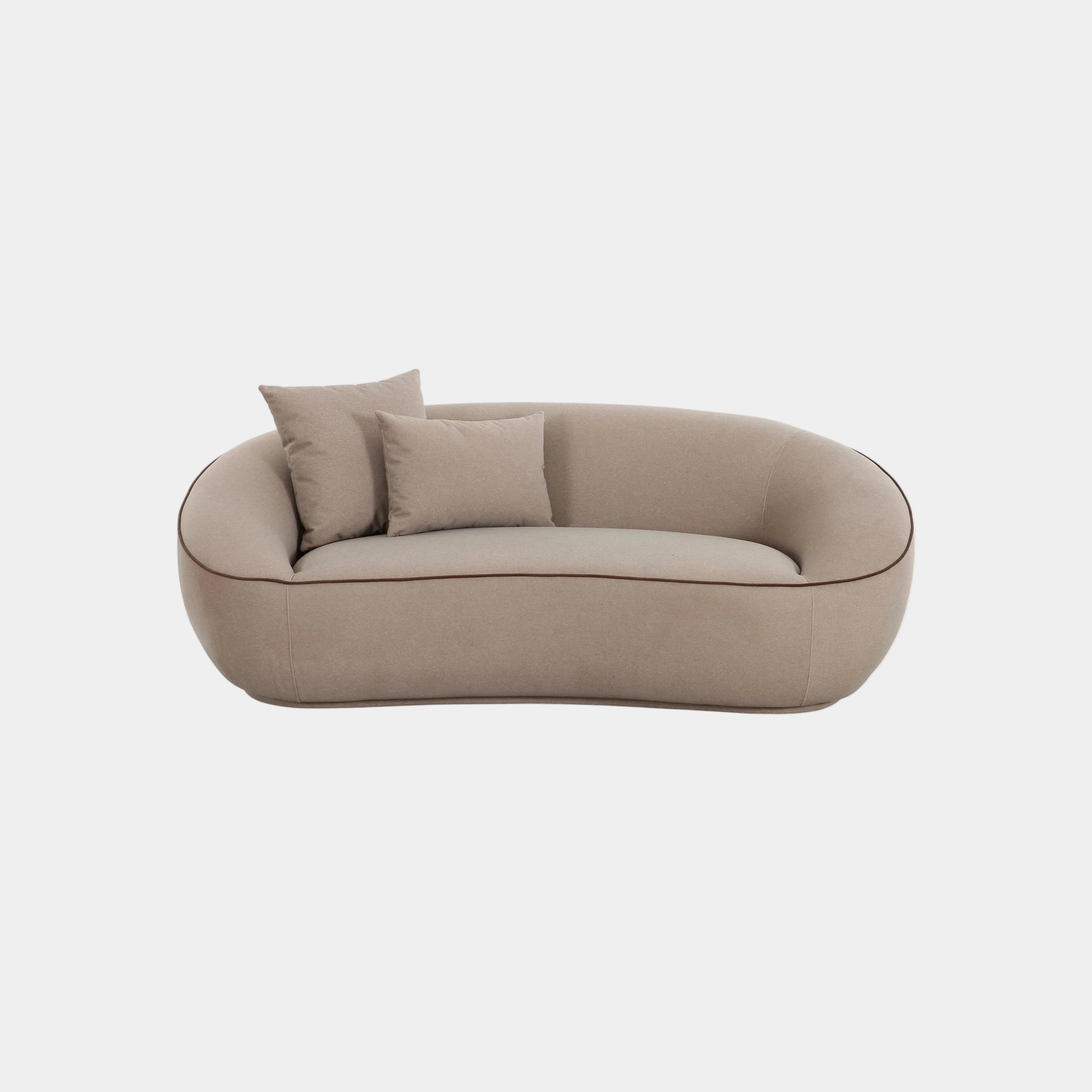 Jenny 78" Taupe Performance Faux Mohair Loveseat