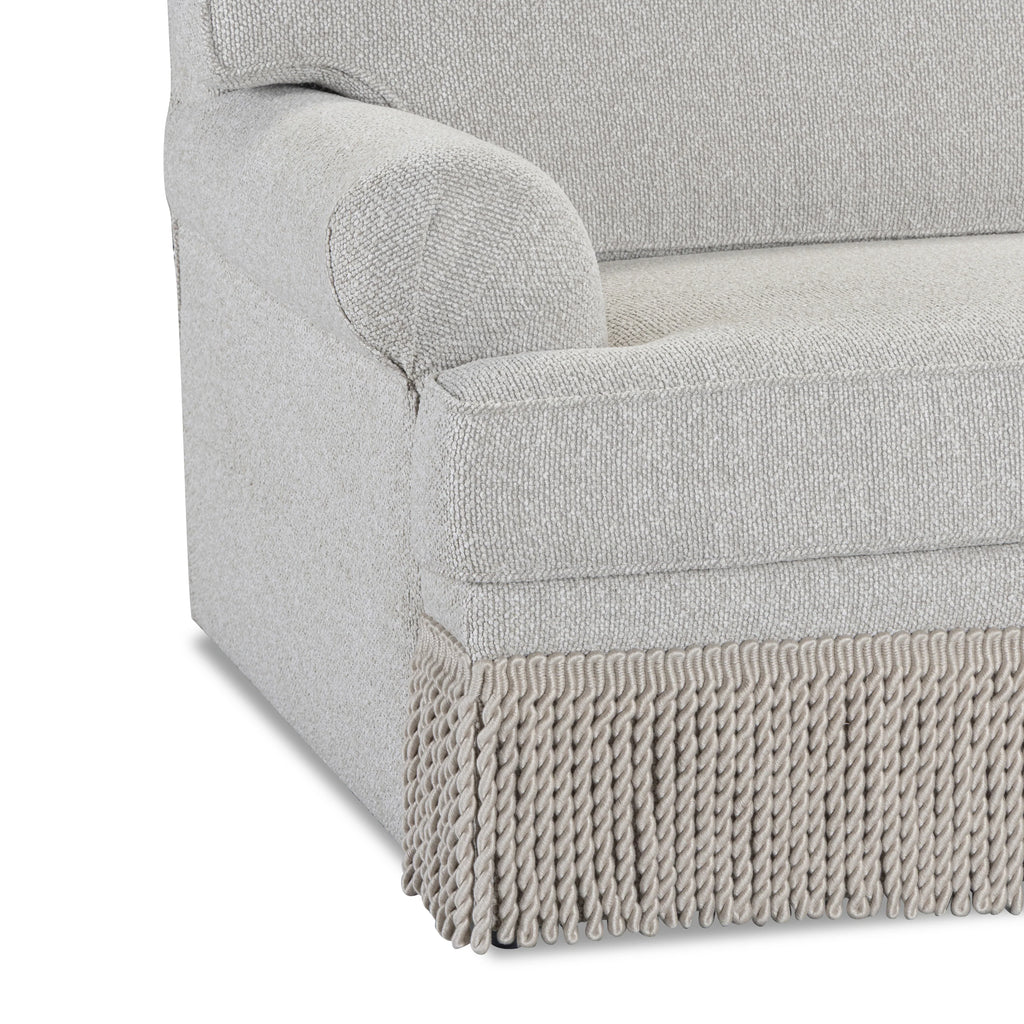 Yvette 3-Piece Warm Grey Performance Boucle L-Sectional