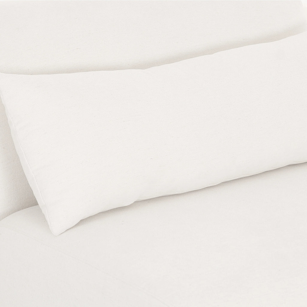 Tarra Cream Performance Chenille Modular Armless Chair