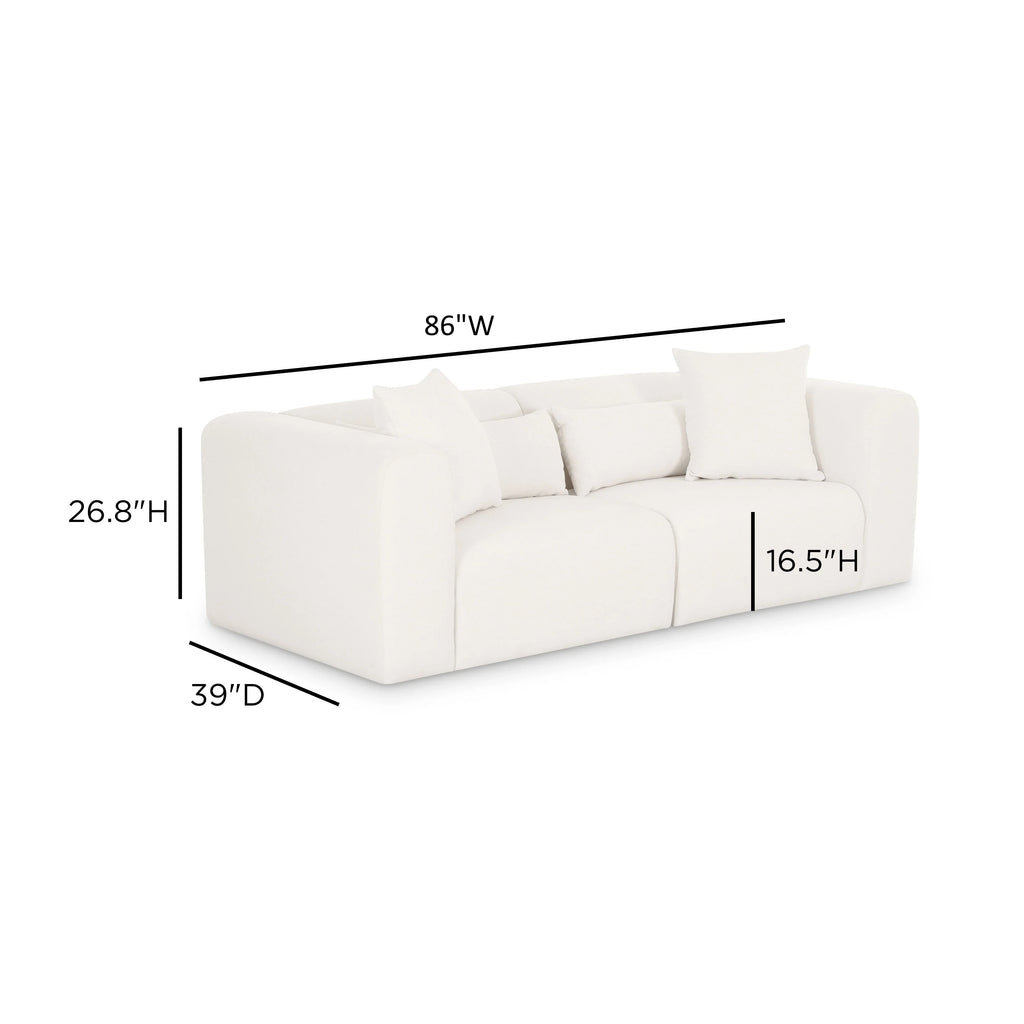 Tarra 86" Modular Loveseat