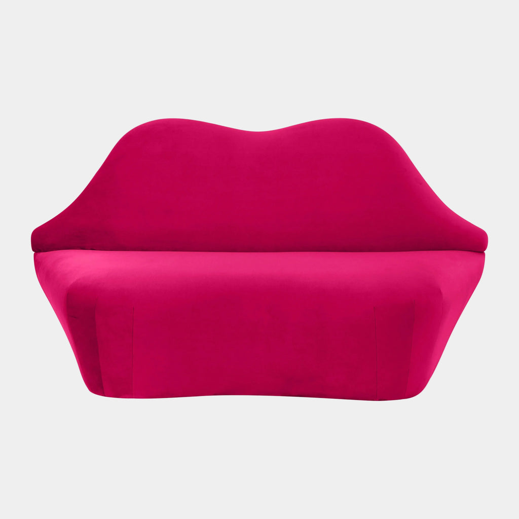 Lips 68" Performance Velvet Settee
