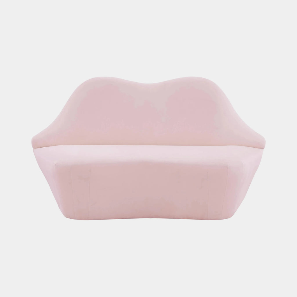Lips 68" Performance Velvet Settee