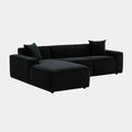 Olafur 2-Piece Performance Fabric L-Shaped Sectional