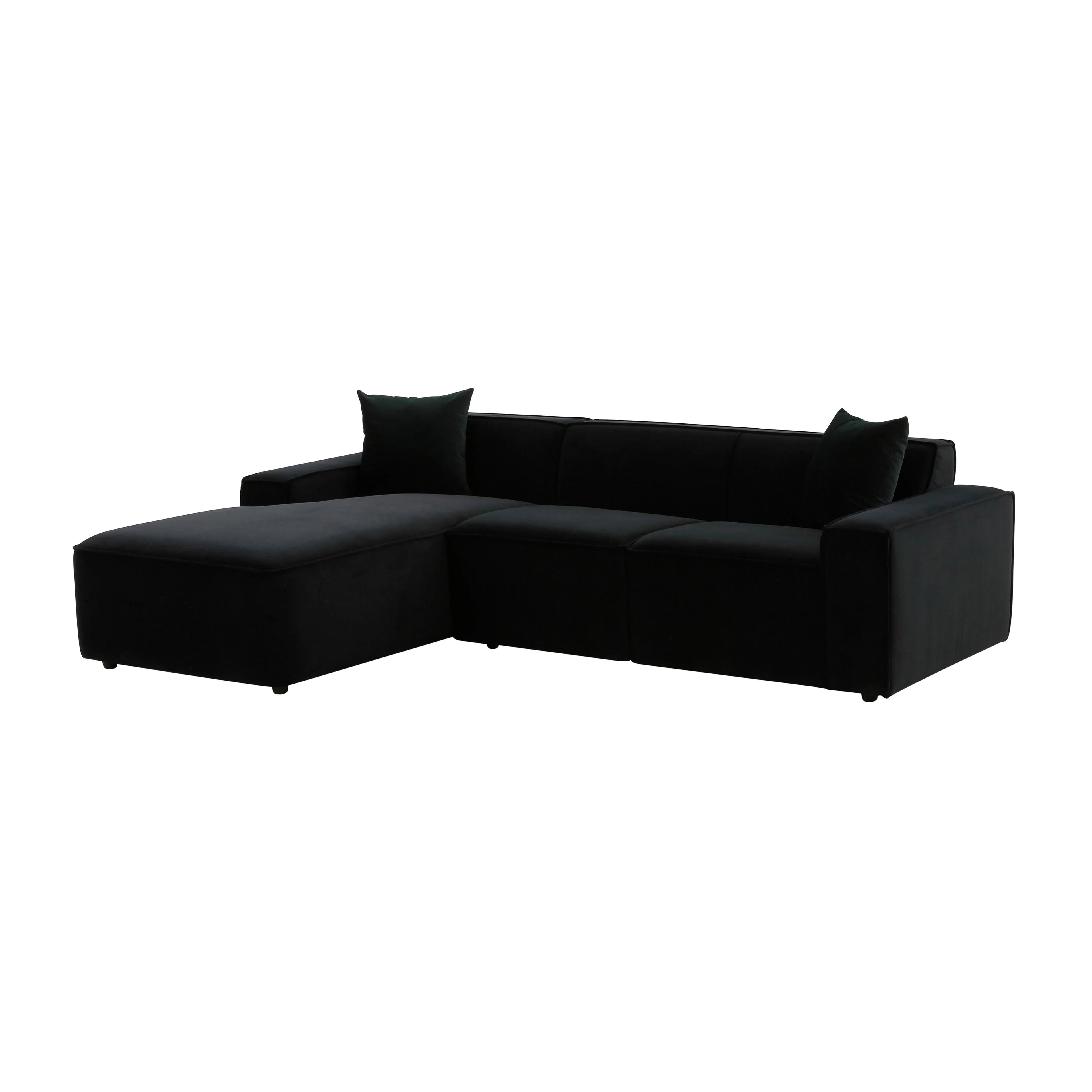 Olafur 2-Piece Performance Fabric L-Shaped Sectional