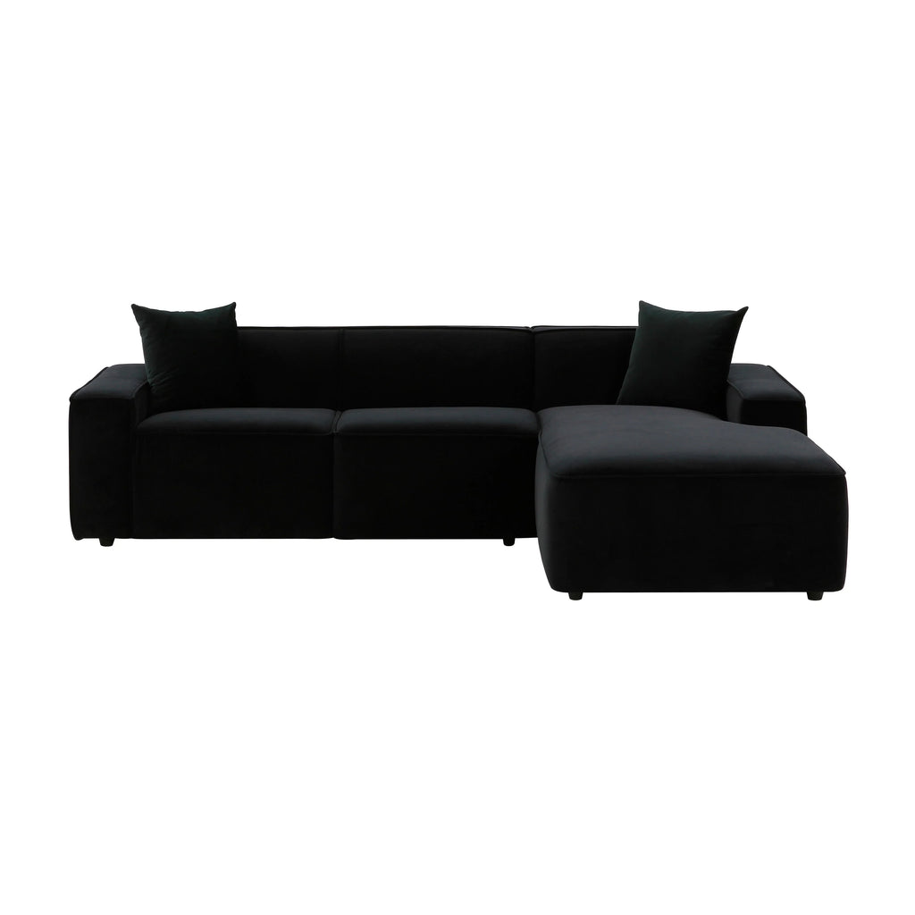 Olafur 2-Piece Performance Fabric L-Shaped Sectional