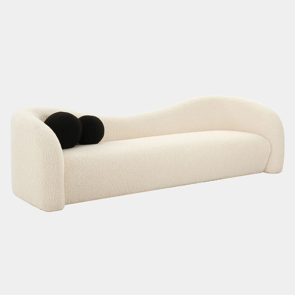Leonie 102.5" Faux Shearling Sofa