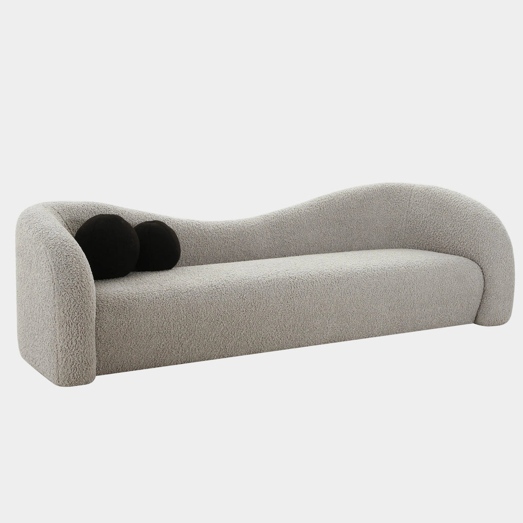 Leonie 102.5" Faux Shearling Sofa