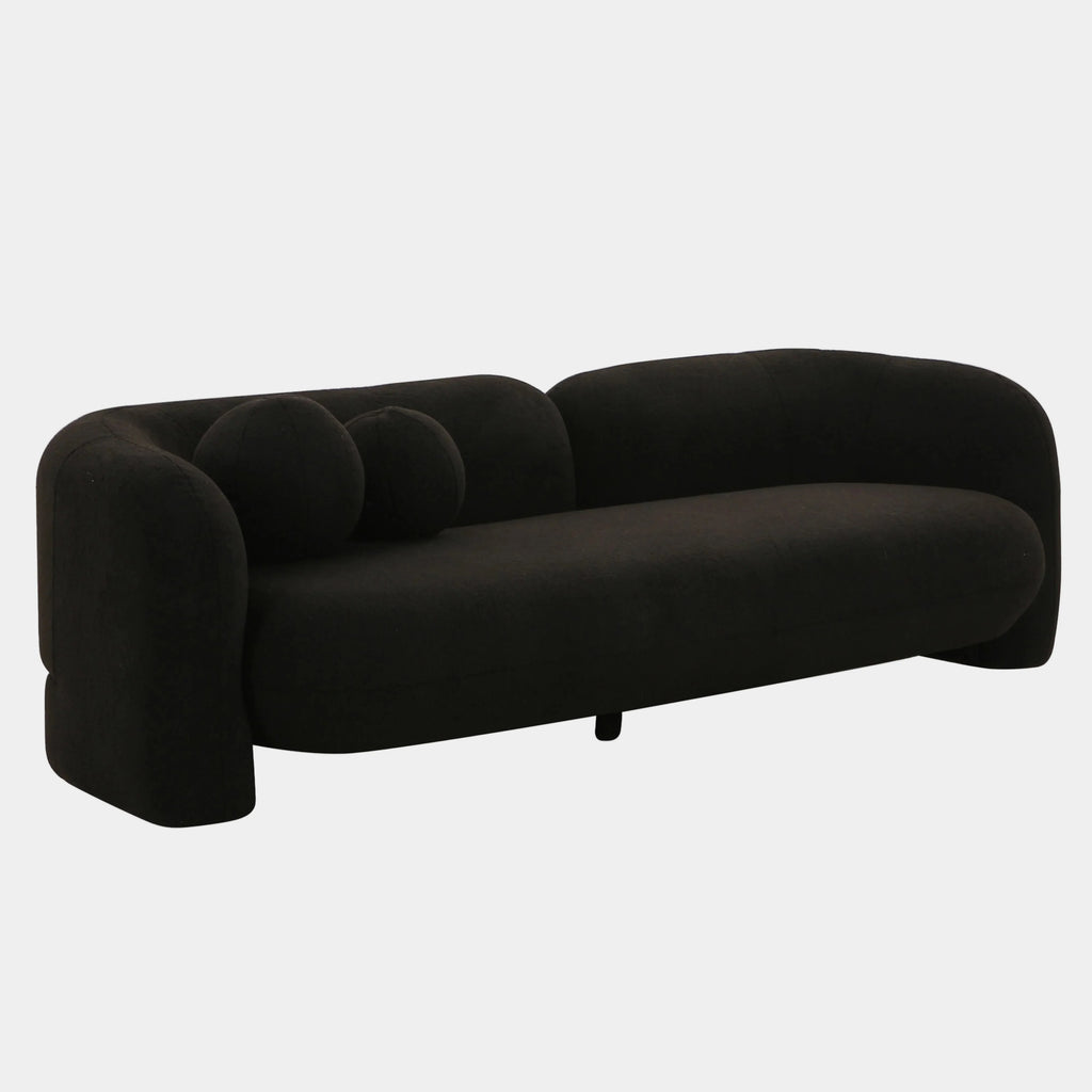Amelie 91" Contract-Grade Faux Fur Sofa