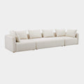 Hangover 145" Cream Performance Boucle Long Sofa