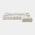 Calliope 4-Piece Performance Vegan Shearling Modular Sectional