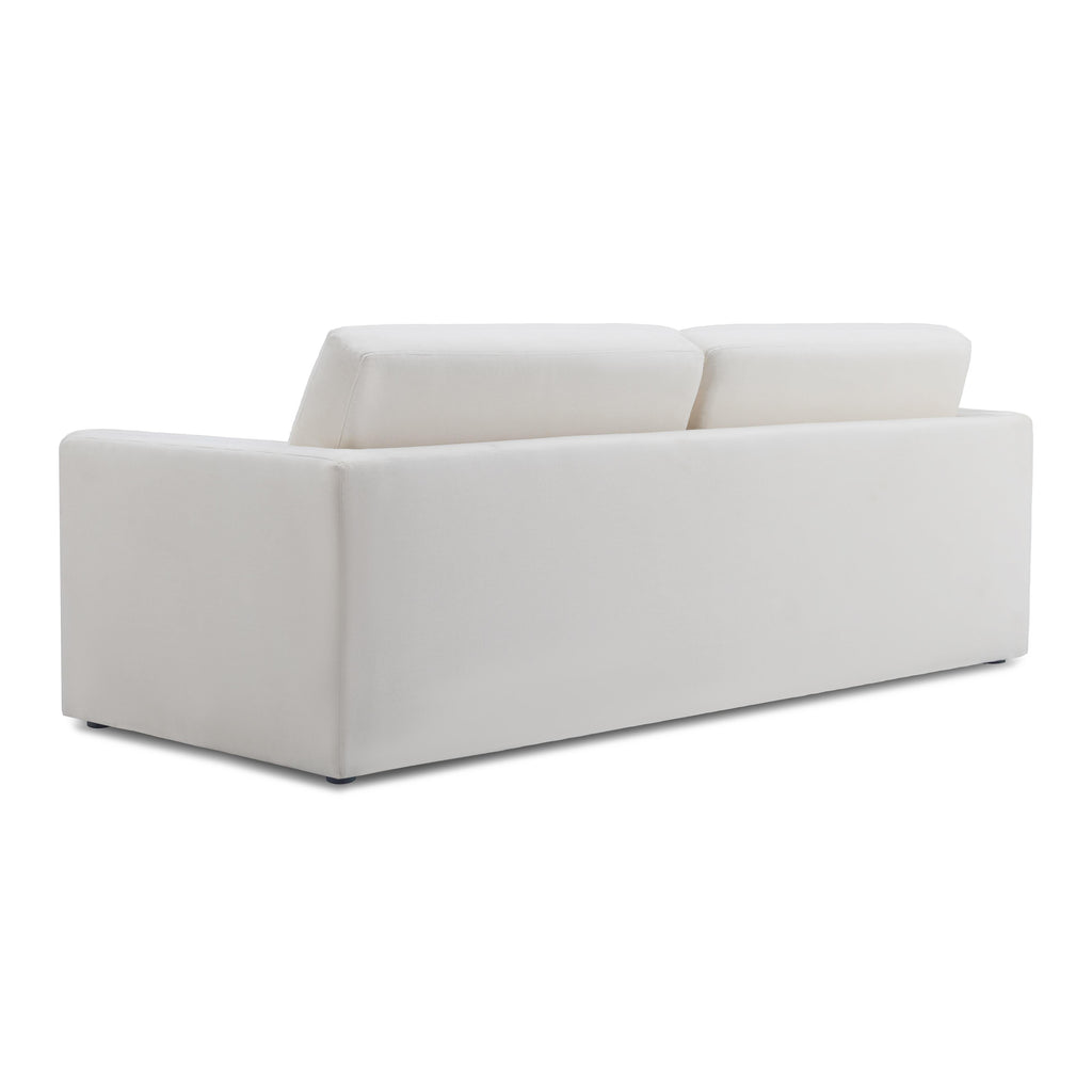 Ryan 91" Cream Upcycled Performance Linen Sofa Bed
