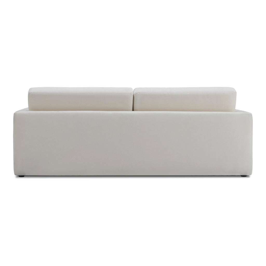 Ryan 91" Cream Upcycled Performance Linen Sofa Bed
