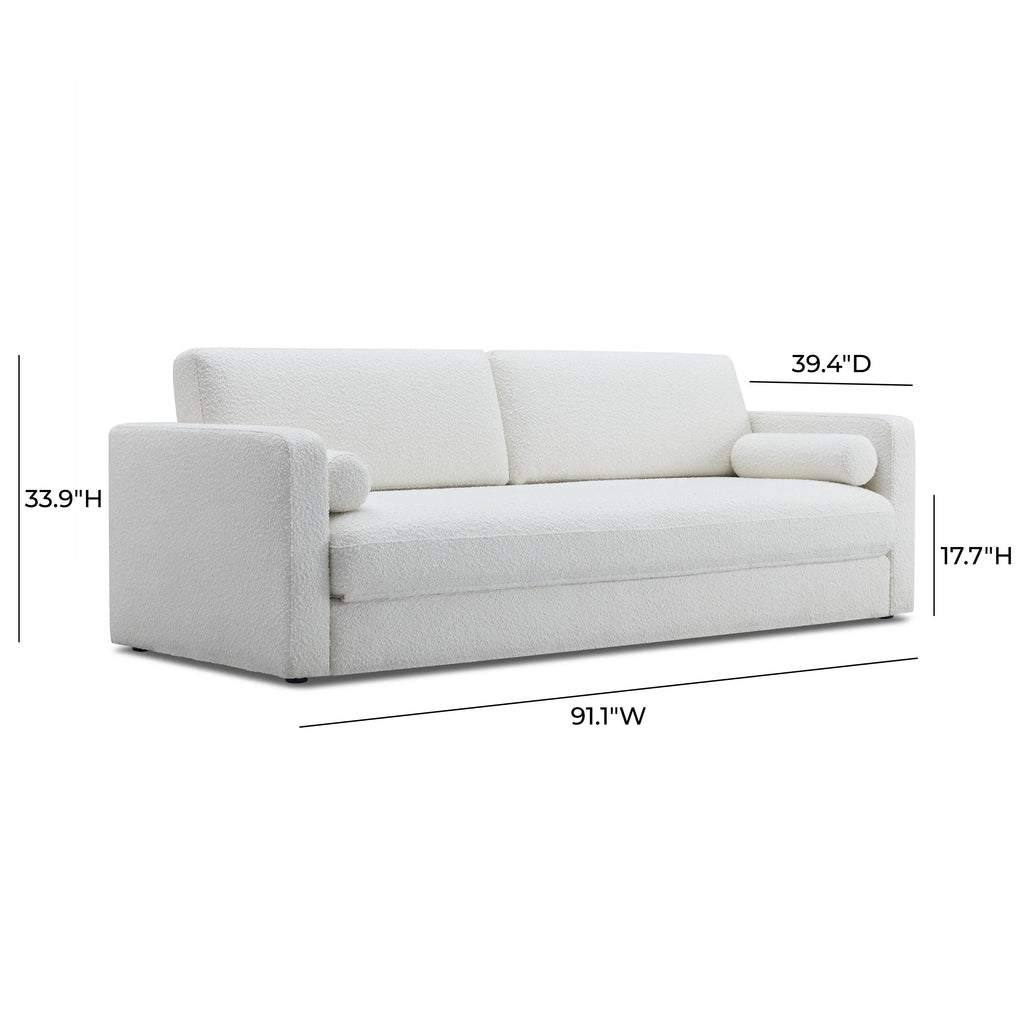 Ryan 91" Performance Boucle Sofa Bed