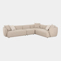 Sylvie 4-Piece Cream Performance Boucle Sectional
