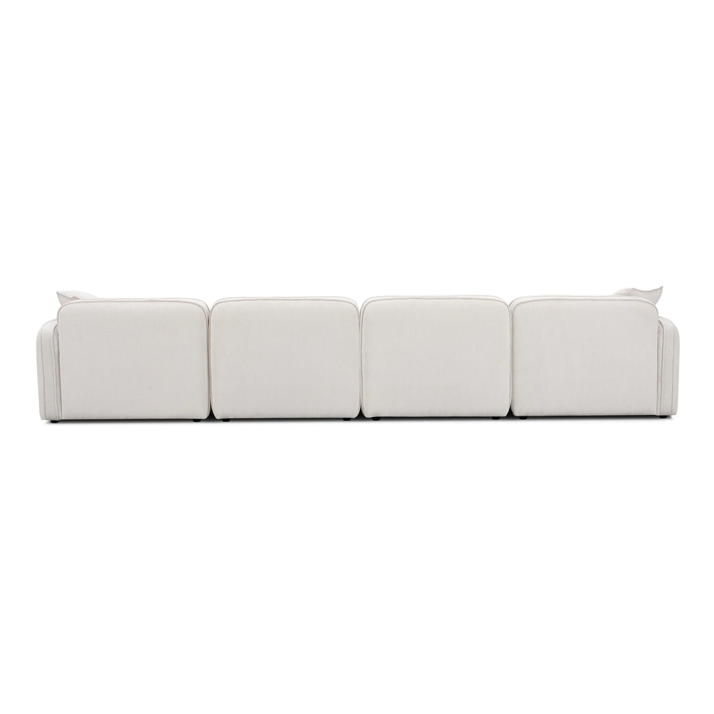 Travie 6-Piece Performance Corduroy Velvet Modular U-Sectional