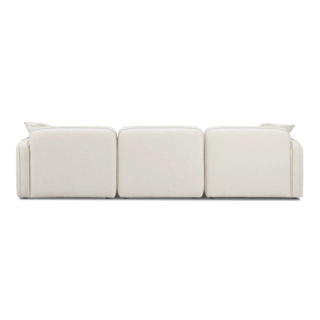 Travie Sand Upcycled Performance Linen Modular Sofa