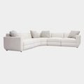 Perry 5-Piece Cream Performance Chenille Modular L-Sectional