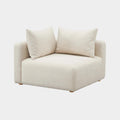 Hangover Contract-Grade Textured Fabric Modular Corner Chair