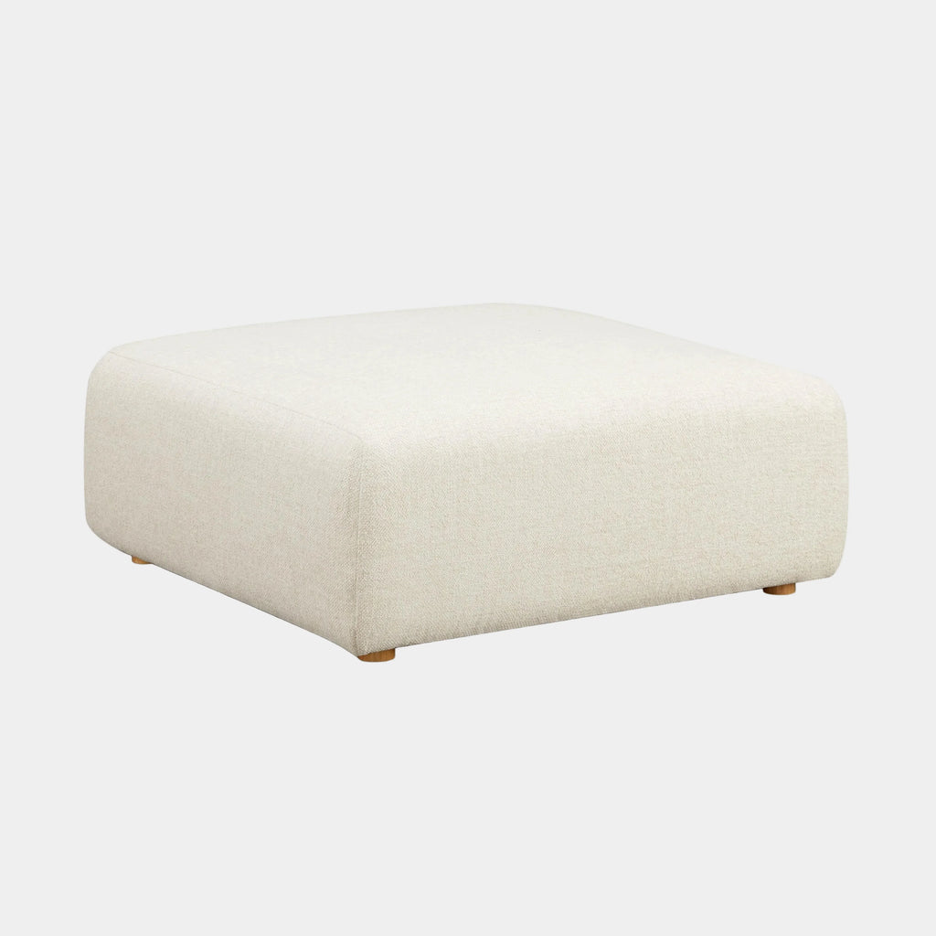 Hangover Contract-Grade Textured Fabric Ottoman